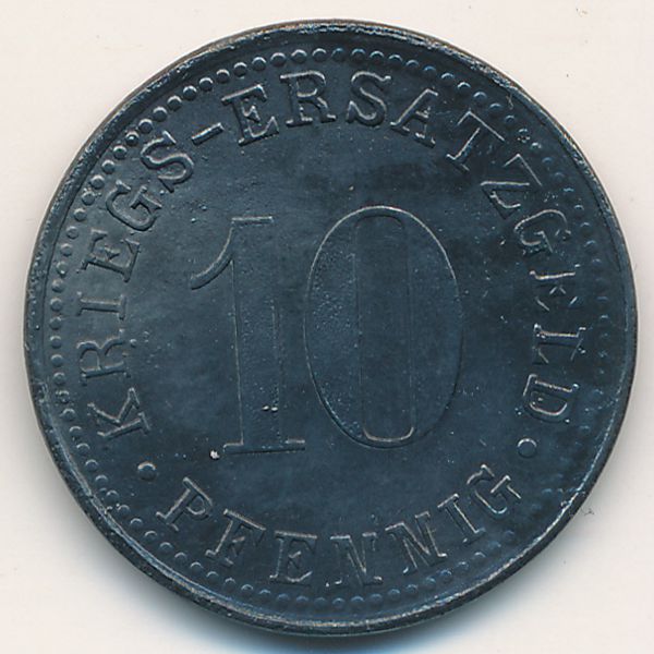 Крефельд., 10 пфеннигов