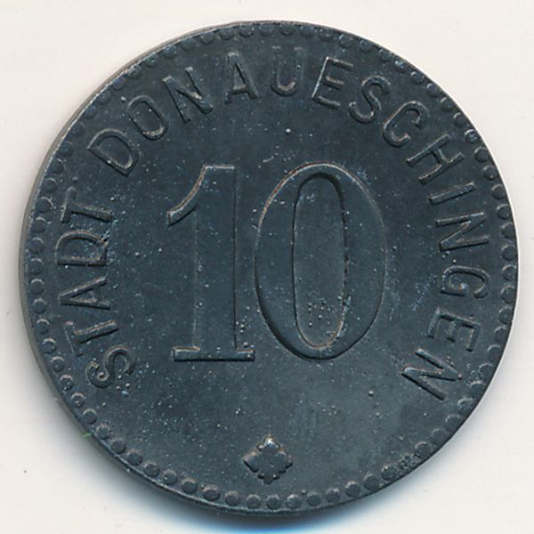 Донауэшинген., 10 пфеннигов (1917 г.)