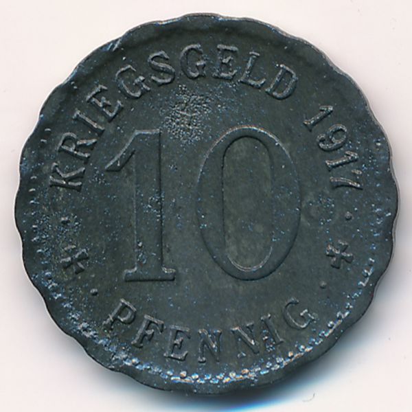 Хаген., 10 пфеннигов (1917 г.)