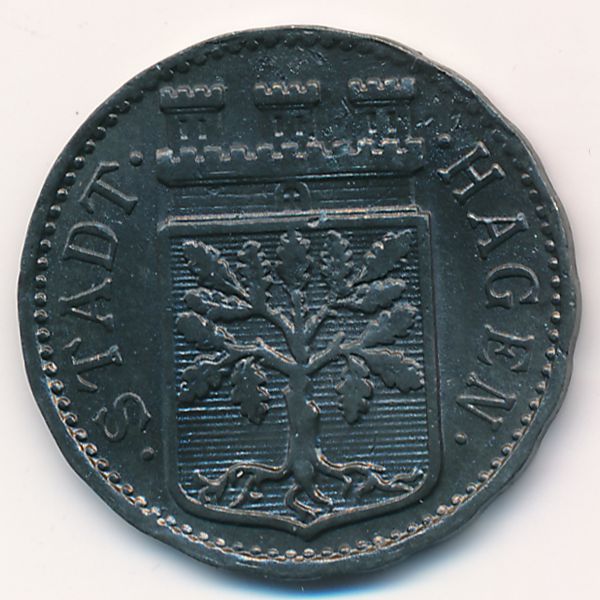 Хаген., 50 пфеннигов (1917 г.)