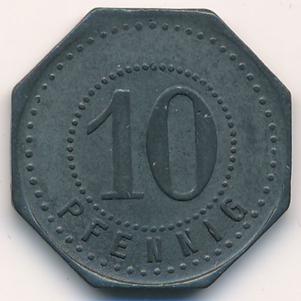 Хамборн., 10 пфеннигов (1917 г.)