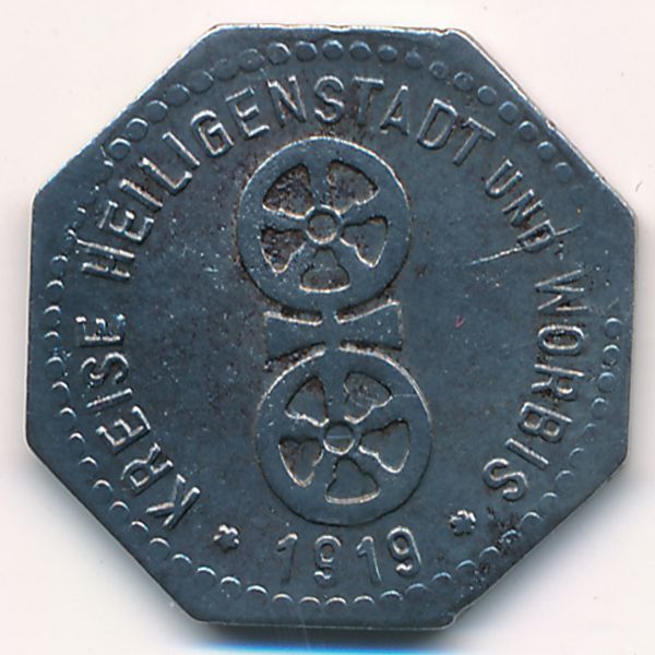 Хайлигенштадт., 5 пфеннигов (1919 г.)