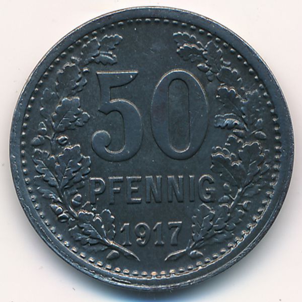 Изерлон., 50 пфеннигов (1917 г.)
