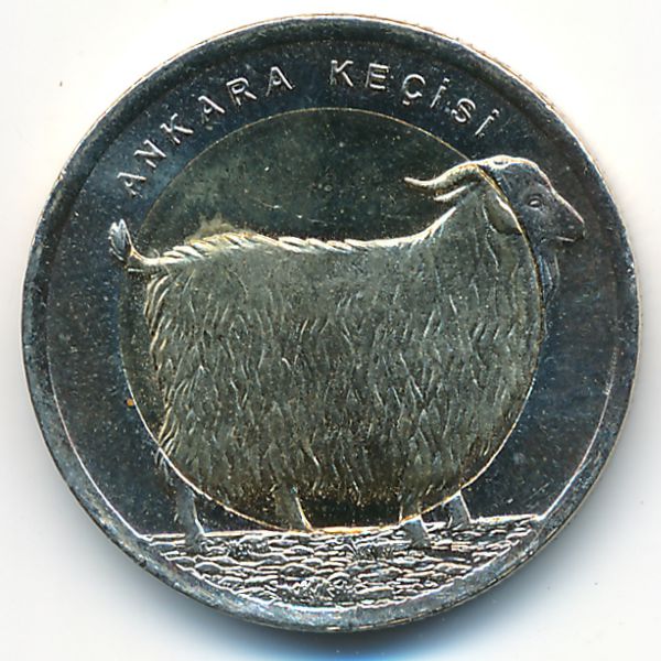 Турция, 1 лира (2015 г.)
