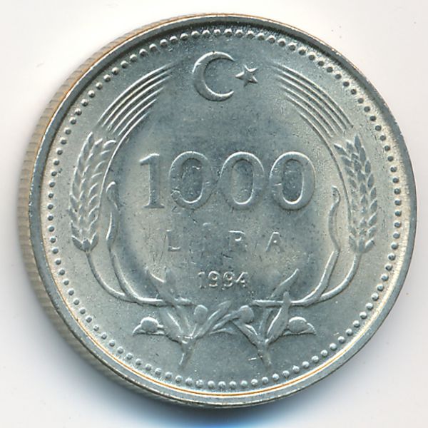 Турция, 1000 лир (1994 г.)