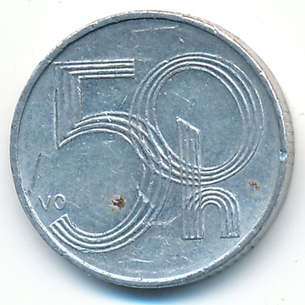 Чехия, 50 гелеров (1999 г.)