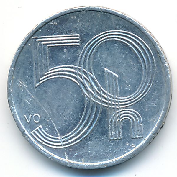 Чехия, 50 гелеров (2000 г.)