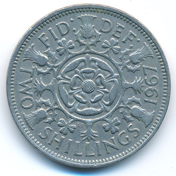 Великобритания, 2 шиллинга (1967 г.)