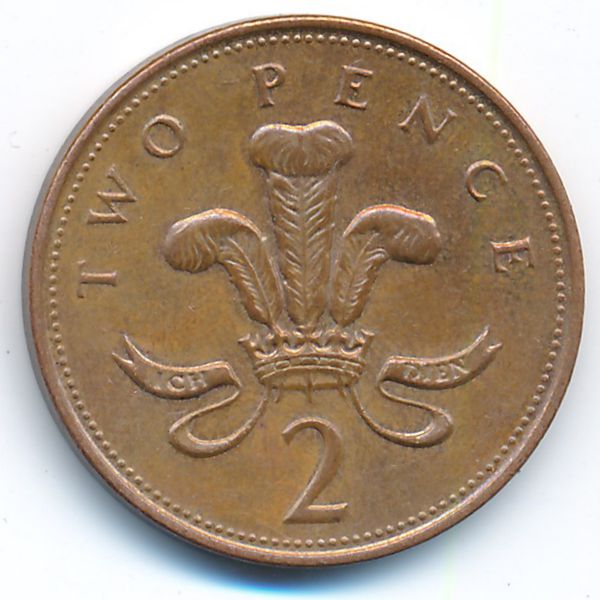 Великобритания, 2 пенса (2000 г.)