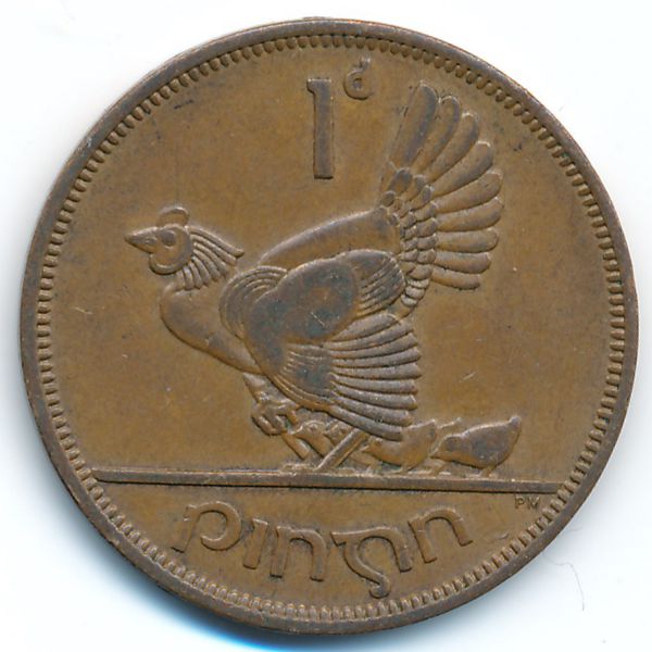 Ирландия, 1 пенни (1965 г.)