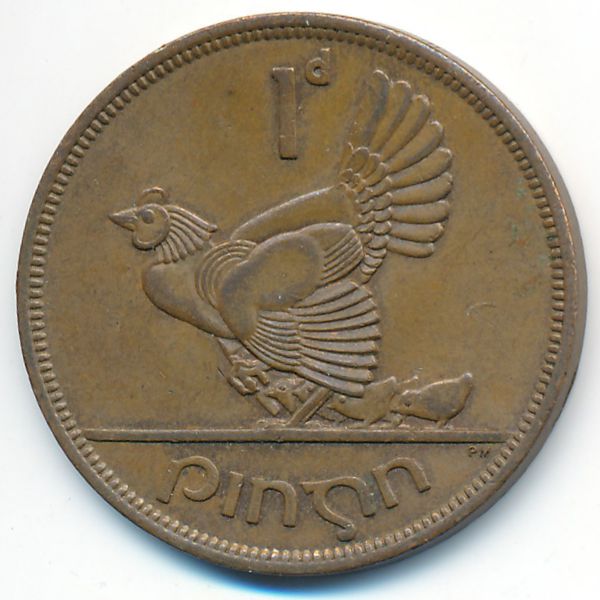 Ирландия, 1 пенни (1965 г.)