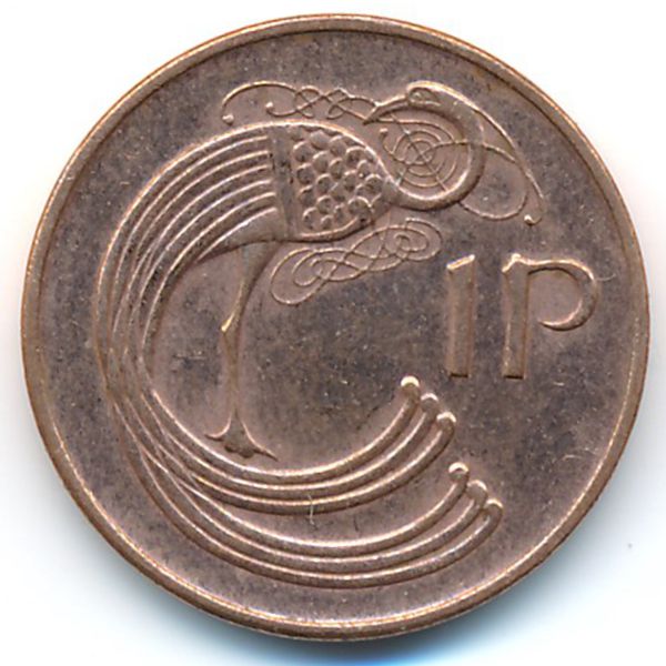 Ирландия, 1 пенни (1990 г.)