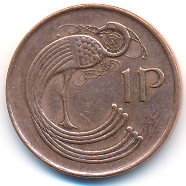 Ирландия, 1 пенни (1992 г.)