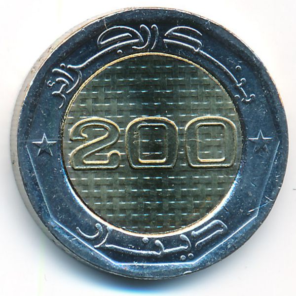 Алжир, 200 динаров (2018 г.)
