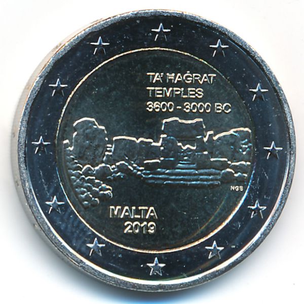 Мальта, 2 евро (2019 г.)