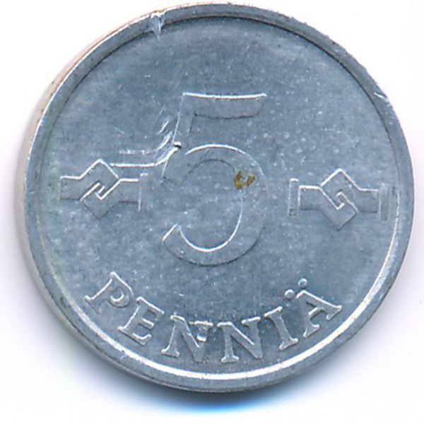 Финляндия, 5 пенни (1977 г.)