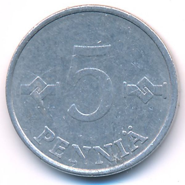 Финляндия, 5 пенни (1980 г.)