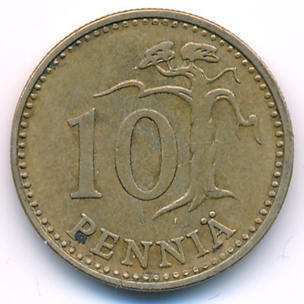 Финляндия, 10 пенни (1969 г.)