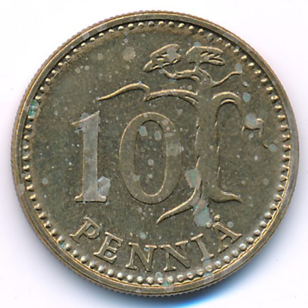 Финляндия, 10 пенни (1974 г.)