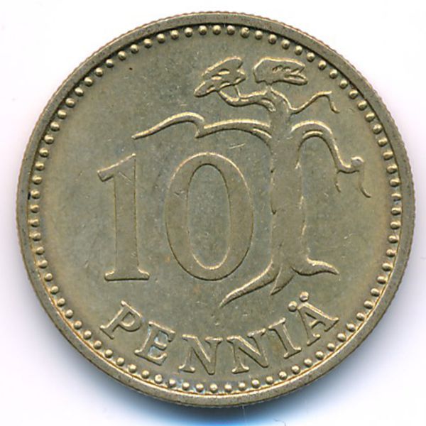 Финляндия, 10 пенни (1975 г.)