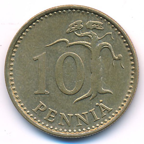 Финляндия, 10 пенни (1981 г.)
