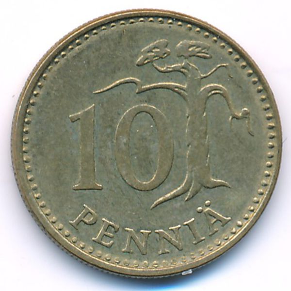 Финляндия, 10 пенни (1982 г.)