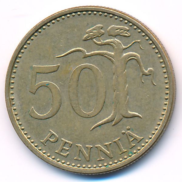 Финляндия, 50 пенни (1971 г.)