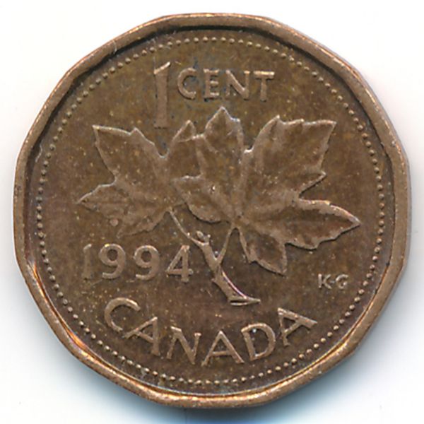 Канада, 1 цент (1994 г.)