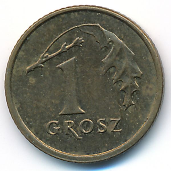 Польша, 1 грош (2000 г.)