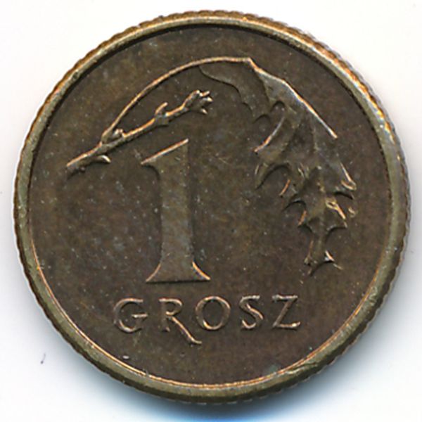 Польша, 1 грош (2009 г.)