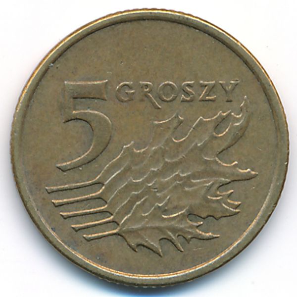 Польша, 5 грошей (2005 г.)