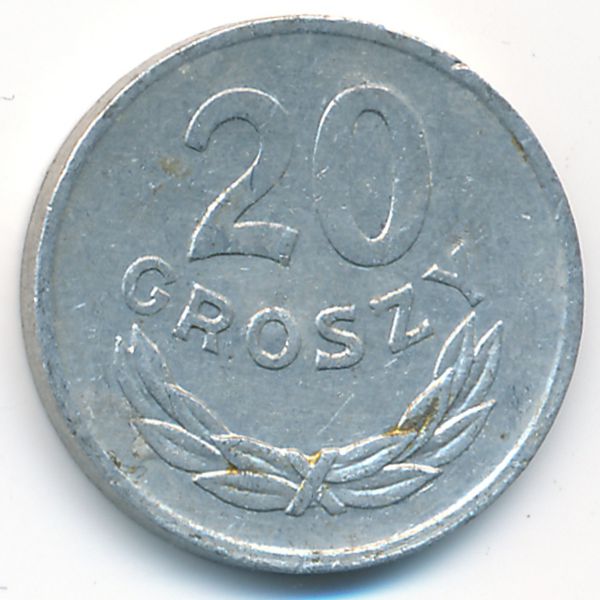 Польша, 20 грошей (1985 г.)