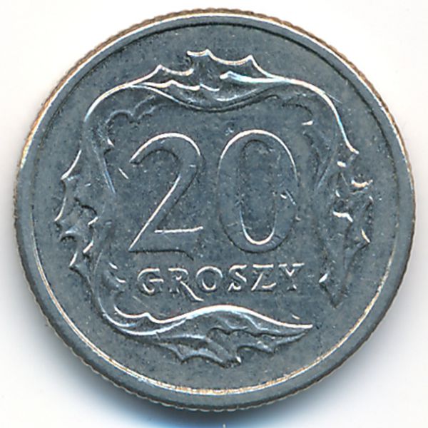 Польша, 20 грошей (2008 г.)