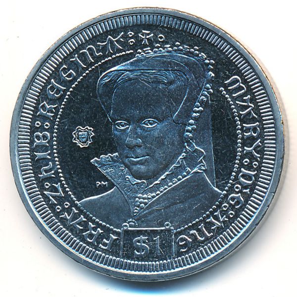 Виргинские острова, 1 доллар (2008 г.)