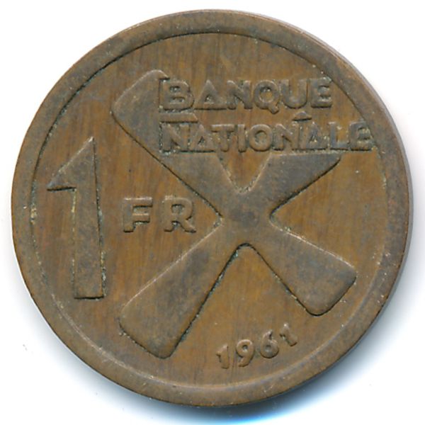 Катанга, 1 франк (1961 г.)