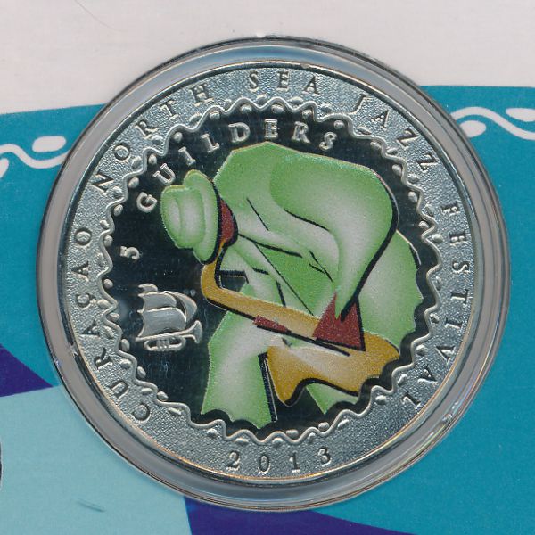 Антильские острова, 5 гульденов (2013 г.)