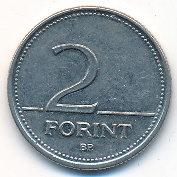 Венгрия, 2 форинта (2002 г.)