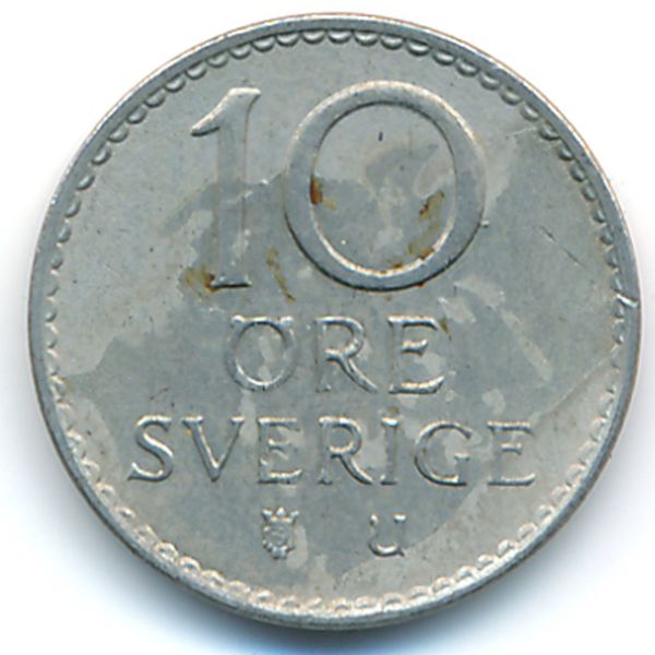 Швеция, 10 эре (1965 г.)
