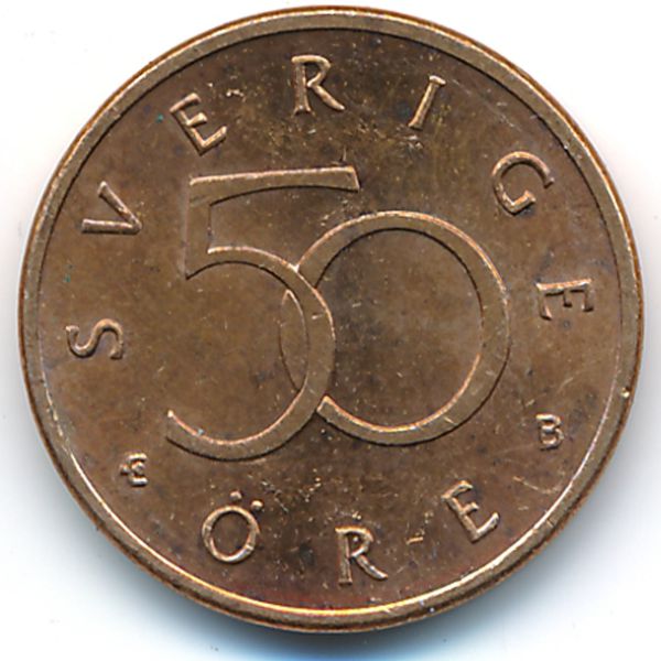 Швеция, 50 эре (2002 г.)
