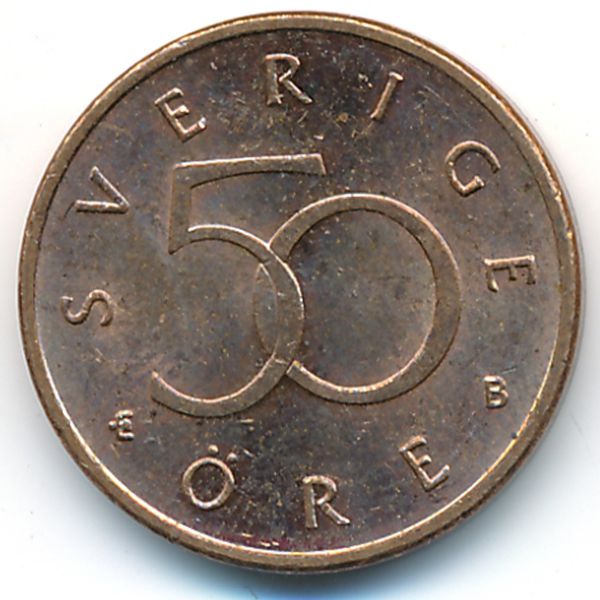 Швеция, 50 эре (2002 г.)