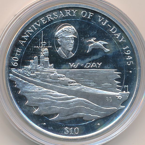 Виргинские острова, 10 долларов (2005 г.)