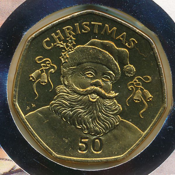 Гибралтар, 50 пенсов (1992 г.)