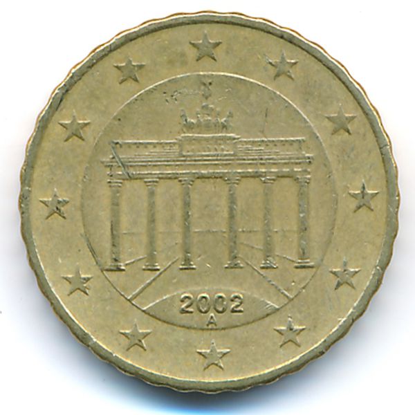 Германия, 10 евроцентов (2002 г.)