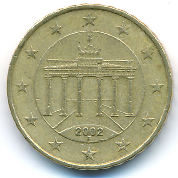 Германия, 10 евроцентов (2002 г.)