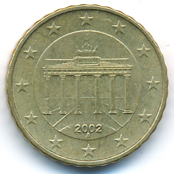 Германия, 10 евроцентов (2002 г.)