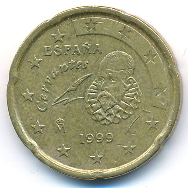 Испания, 20 евроцентов (1999 г.)