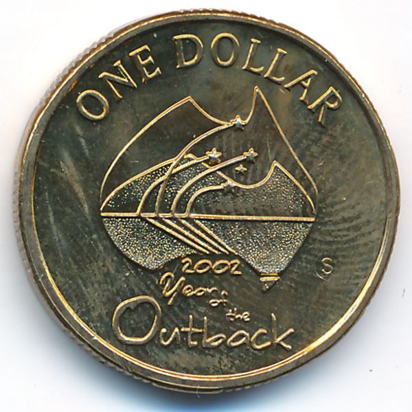 Австралия, 1 доллар (2002 г.)