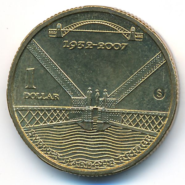 Австралия, 1 доллар (2007 г.)
