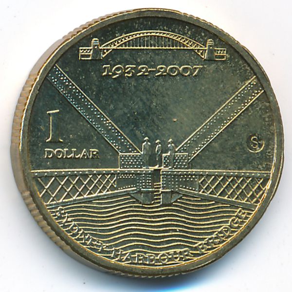 Австралия, 1 доллар (2007 г.)