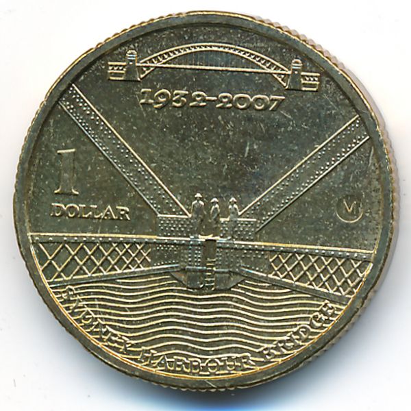 Австралия, 1 доллар (2007 г.)